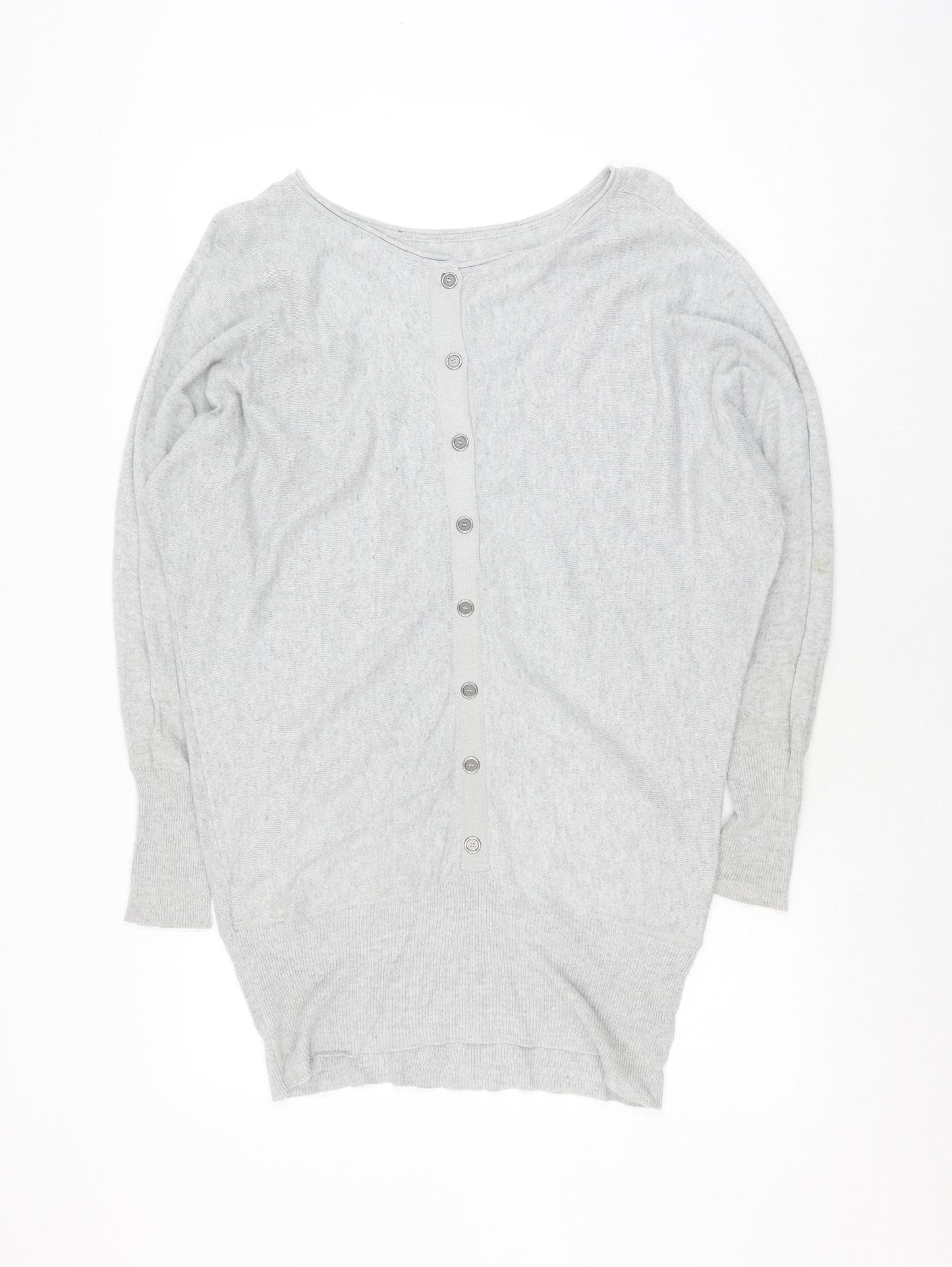 Mint Velvet Grey Sleeveless Cardigan - Women's Size 12