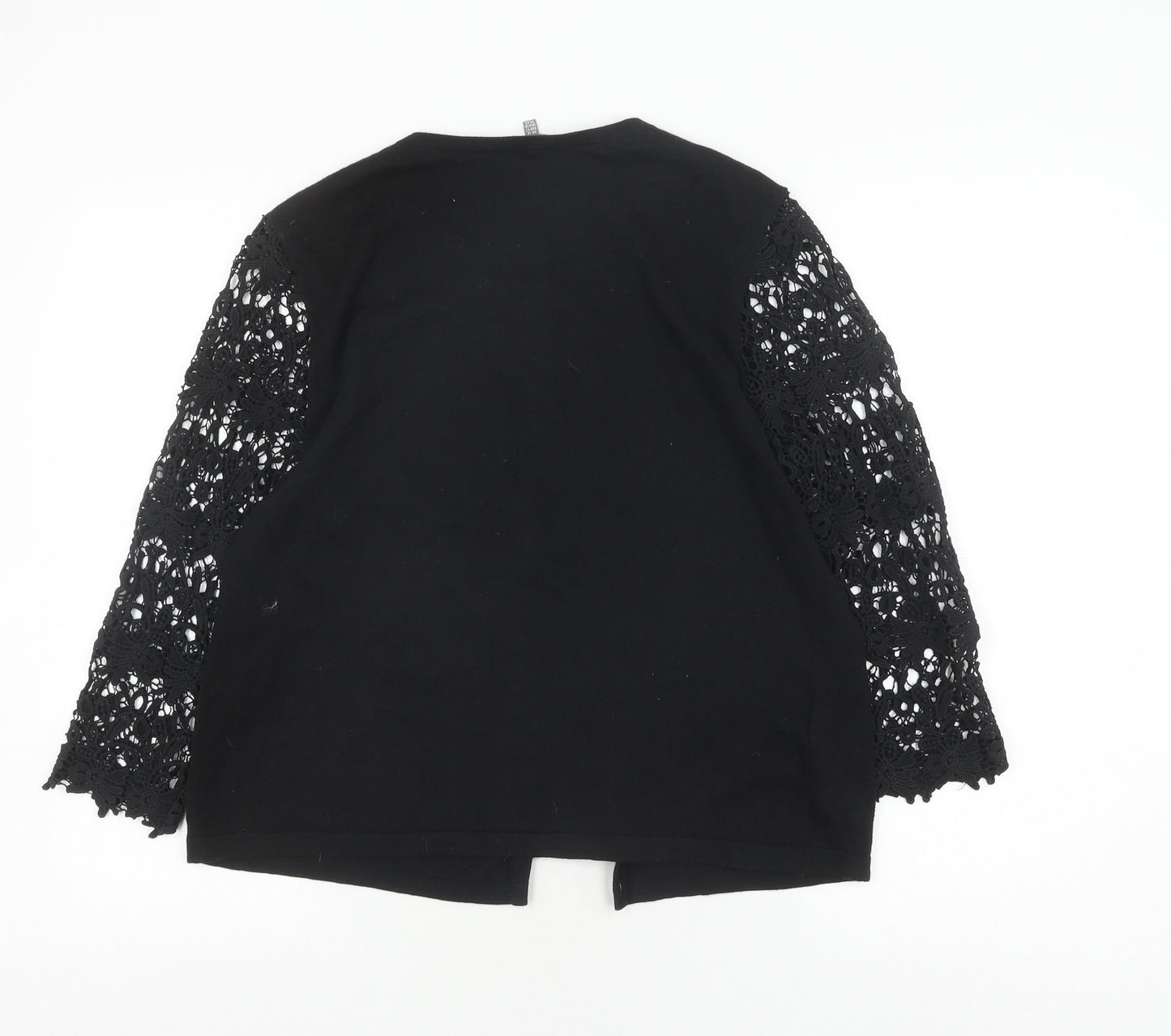 Laura Ashley Women's Black Cardigan, Size 16