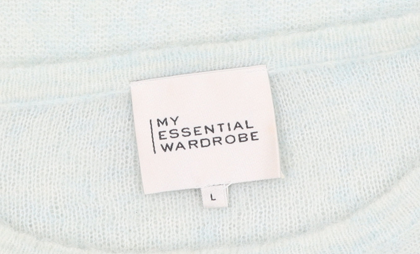 My Essential Wardrobe Women's L White Knit Jumper