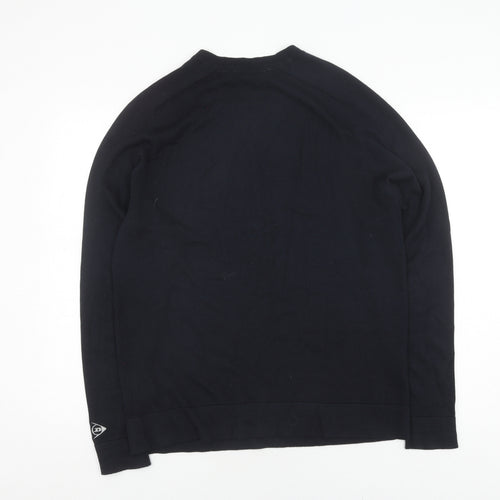 Dunlop Mens Black V-Neck Pullover Golf Jumper M