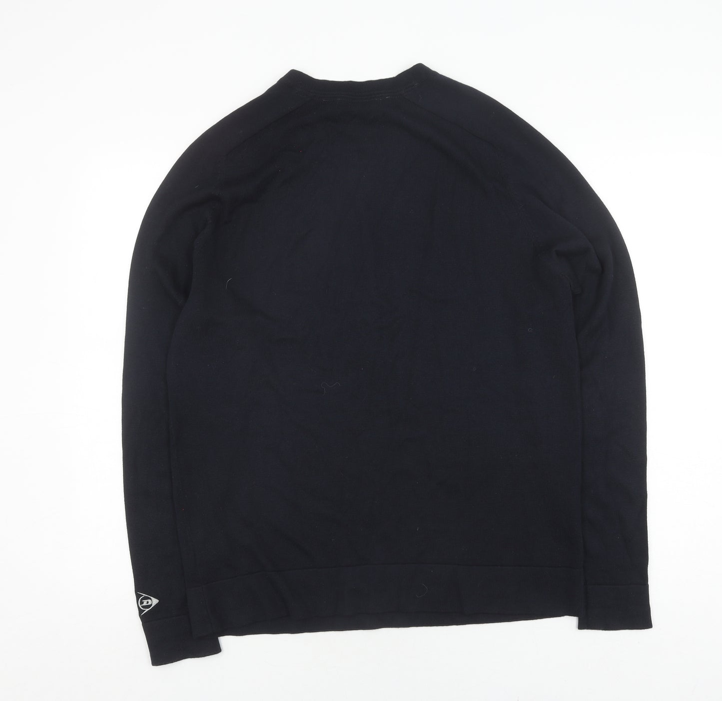 Dunlop Mens Black V-Neck Pullover Golf Jumper M