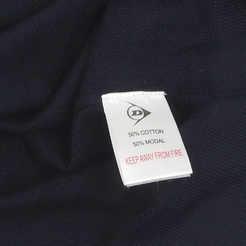 Dunlop Mens Black V-Neck Pullover Golf Jumper M