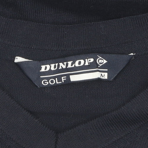 Dunlop Mens Black V-Neck Pullover Golf Jumper M