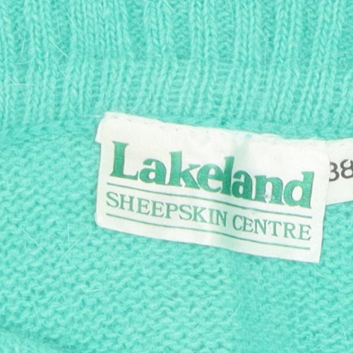 Lakeland Women's Green Roll Neck Pullover Jumper Size 10