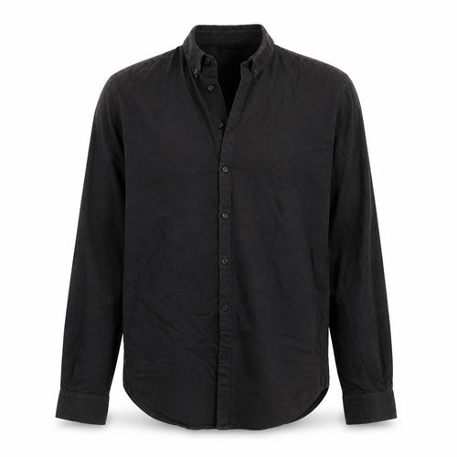 DKNY Men's Black Long Sleeve Casual Shirt L