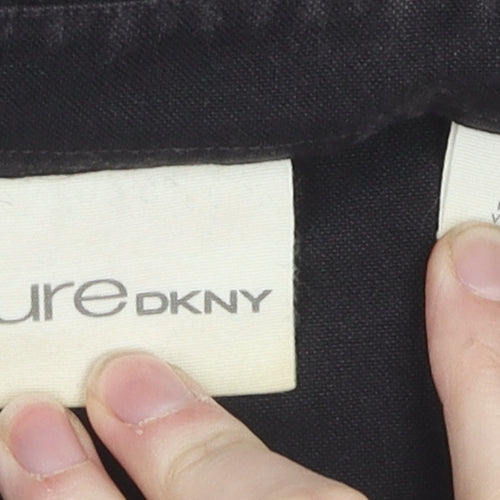 DKNY Men's Black Long Sleeve Casual Shirt L