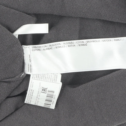 Mango Girls Grey Star Pullover Jumper, Size 9-10 Years