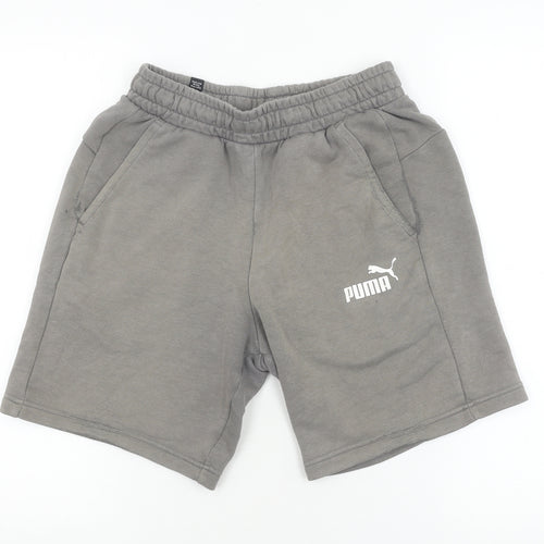 Puma Men's Grey XS Sweat Shorts Casual Style