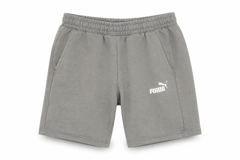 Front view of Puma Men's Grey XS Sweat Shorts Casual Style
