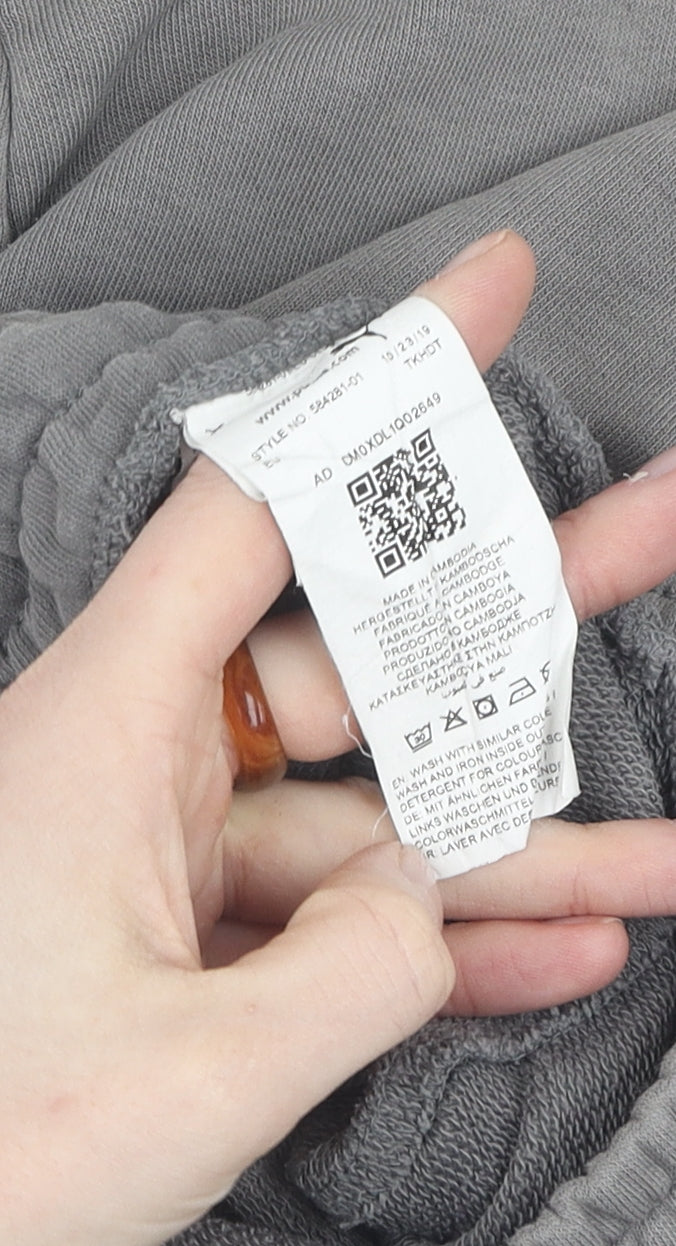 Puma Men's Grey XS Sweat Shorts Casual Style