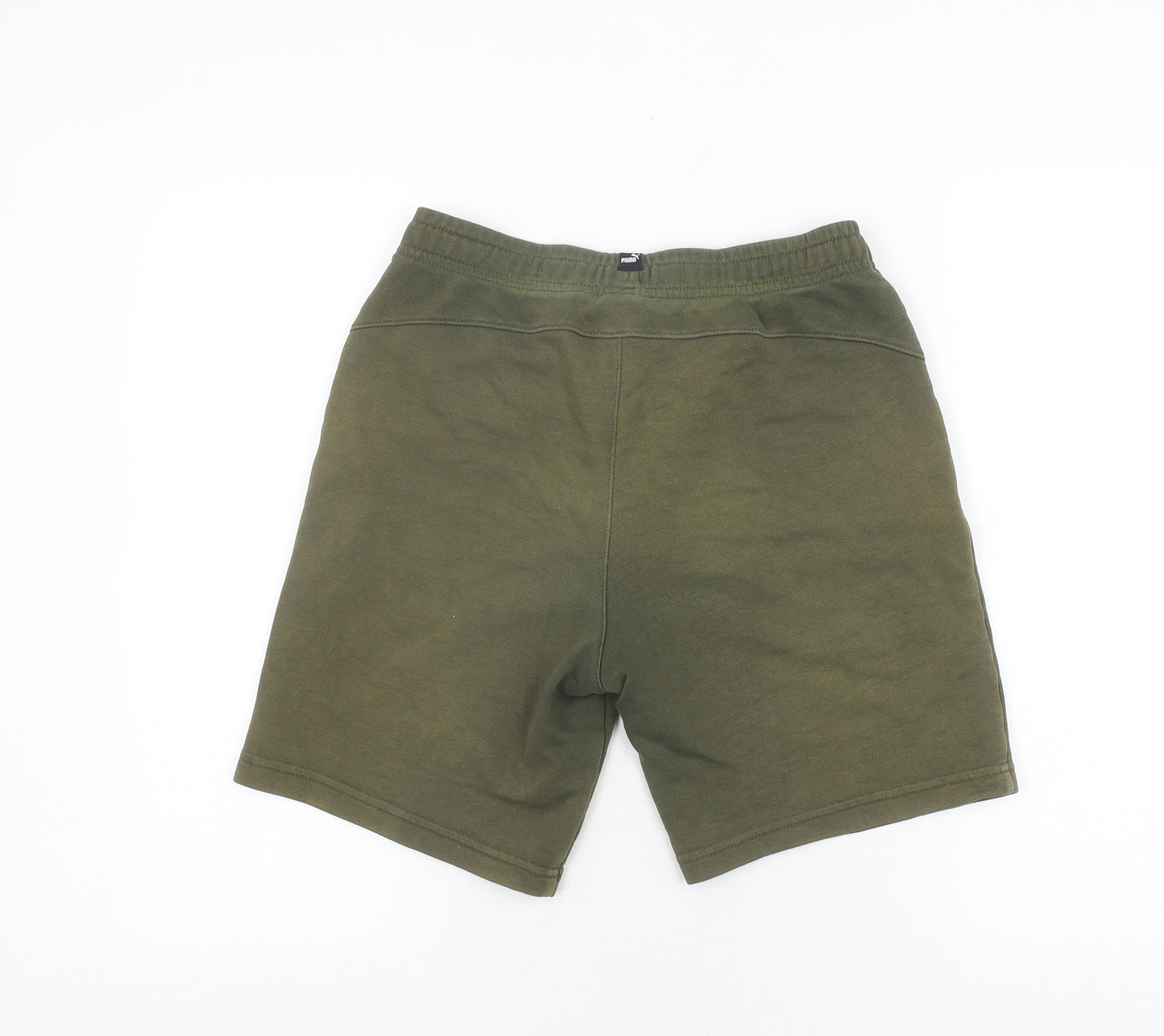Puma Boys Green Athletic Shorts - 14 Years