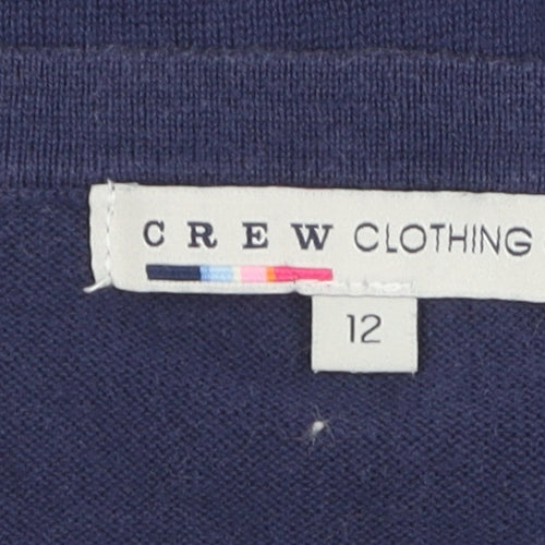 Crew Clothing Co. Women's Blue Boat Neck Pullover Jumper Size 12