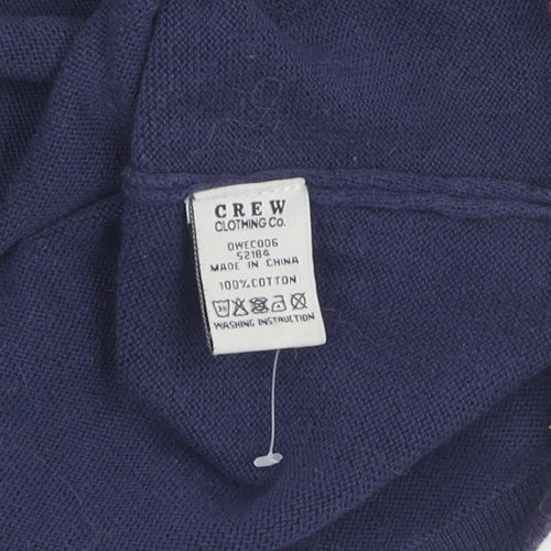 Crew Clothing Co. Women's Blue Boat Neck Pullover Jumper Size 12