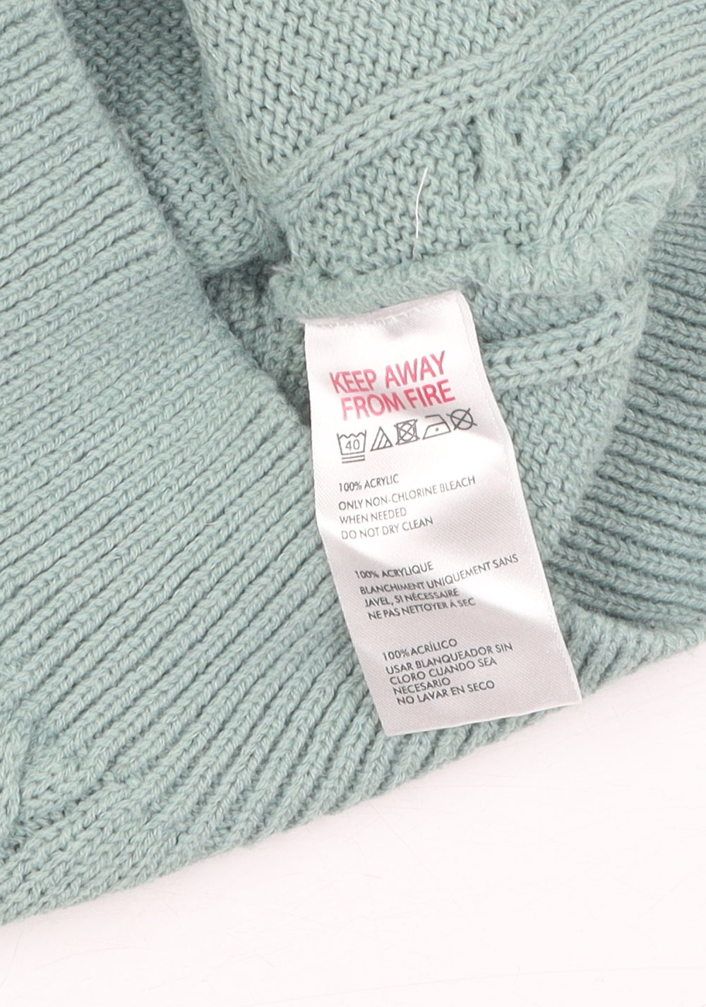 iets frans Women's Green Cable Knit Vest, Size S