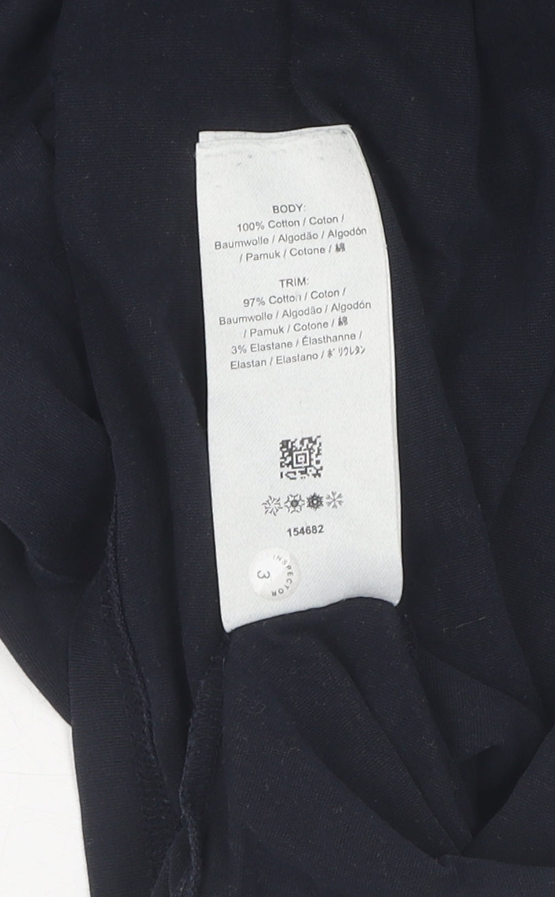 Fred Perry Men's Black Logo T-Shirt, Size L