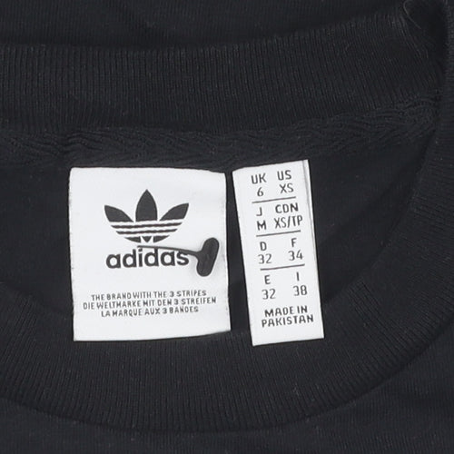Adidas Men's Black XS Logo T-Shirt