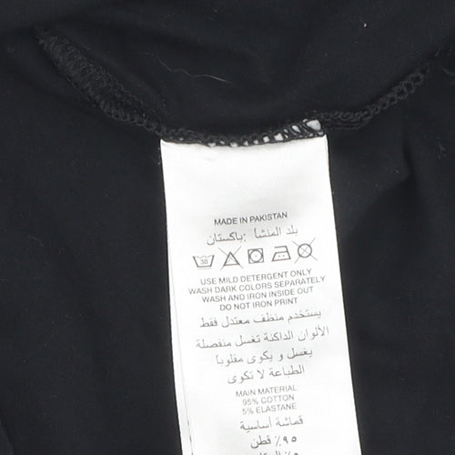 Adidas Men's Black XS Logo T-Shirt