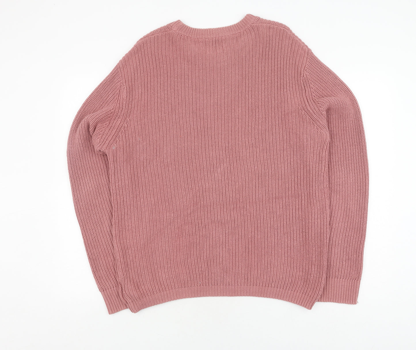 Urban Outfitters Women's Pink Knit Pullover Jumper S