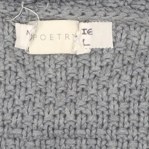 Poetry Women Grey XS Cardigan with Pockets