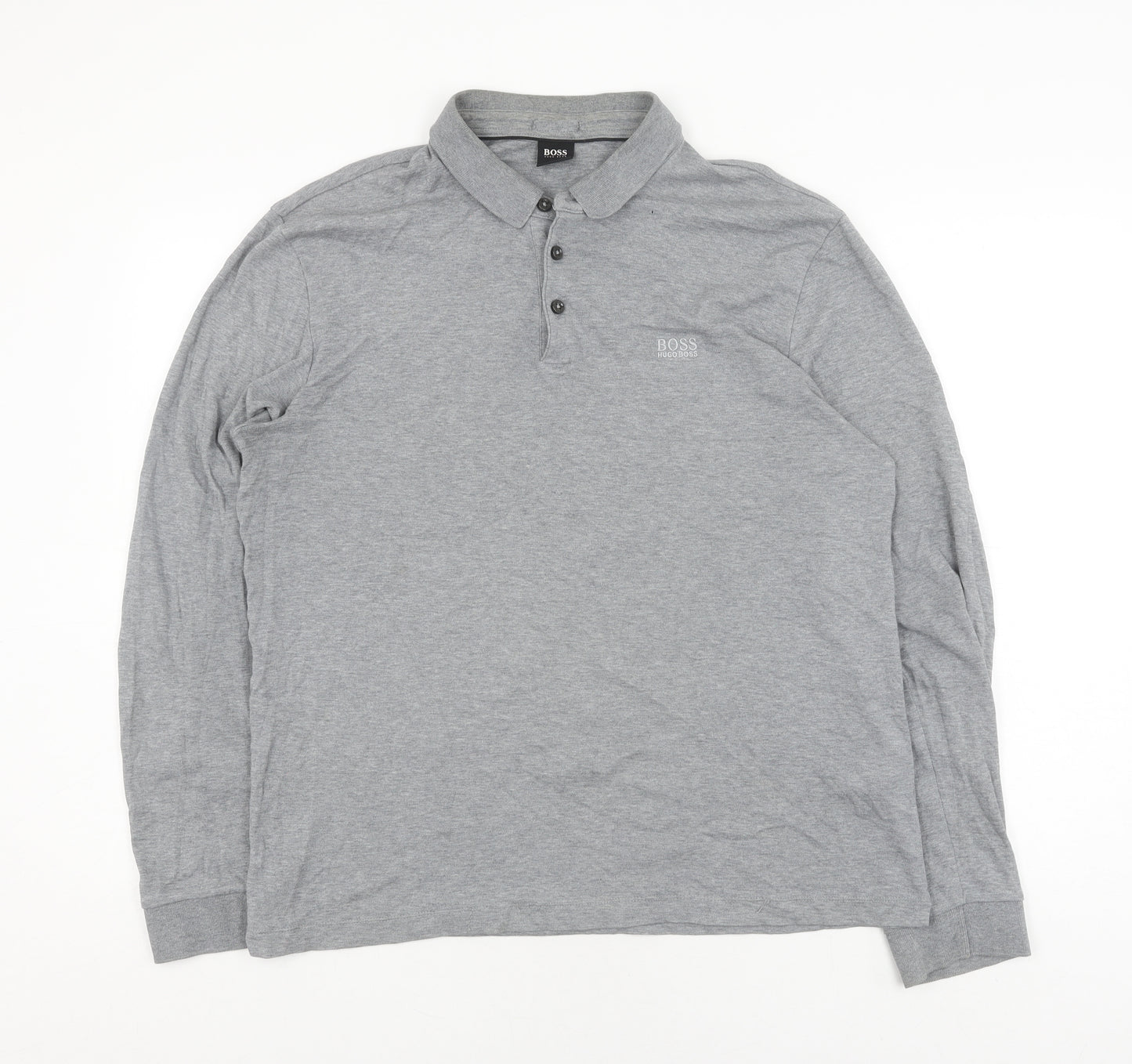 Hugo Boss Men's Grey Pullover Jumper, L, Classic Style