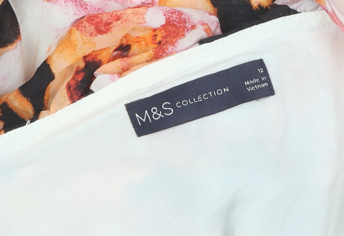 Marks and Spencer Women's Multicoloured Dress, Size 12