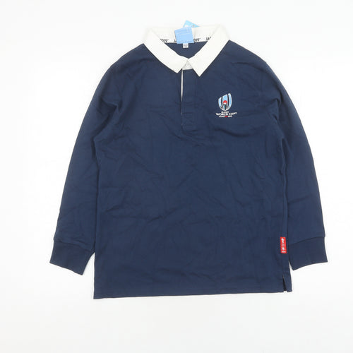 Boys Blue Rugby World Cup Polo Shirt 11-12 Years Japan 2019