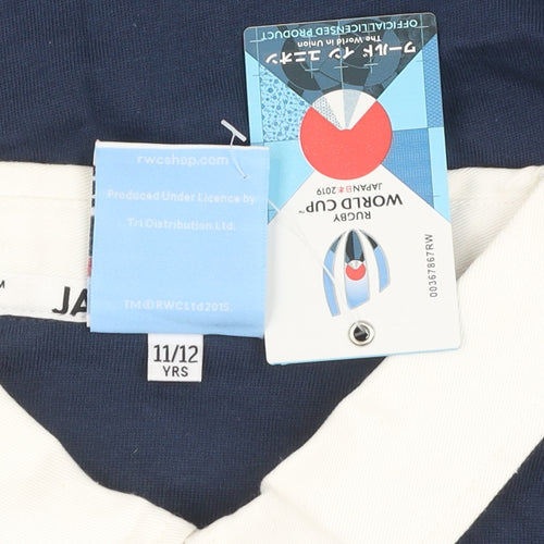 Boys Blue Rugby World Cup Polo Shirt 11-12 Years Japan 2019