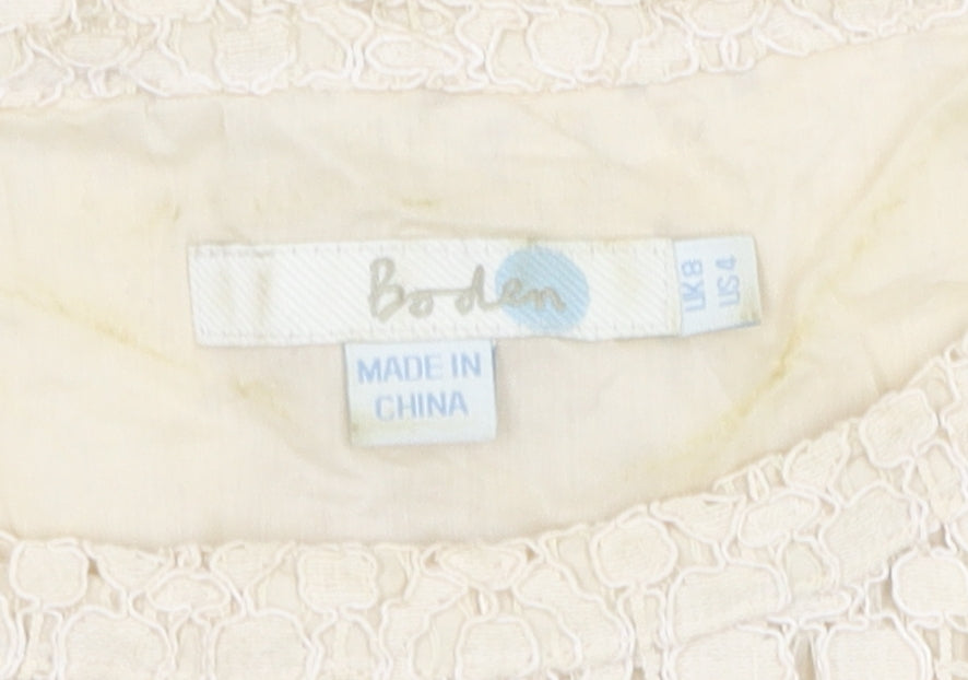 Boden Women's Ivory Camisole Blouse Size 8