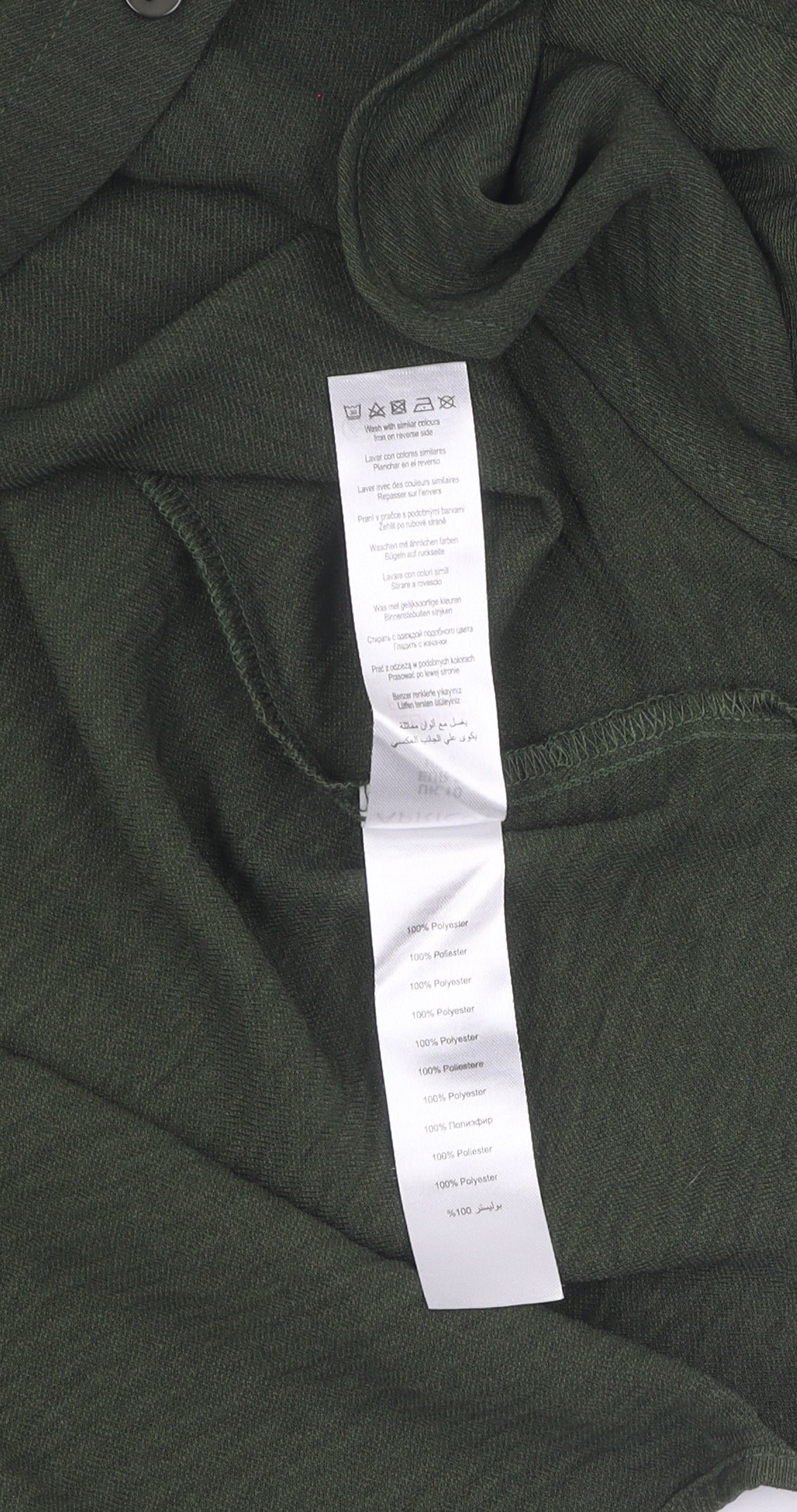 Apricot Women's Green Button-Up Balloon Sleeve Shirt