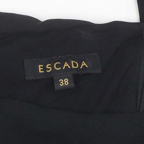 Escada Women's Black Sheath Dress Size 10