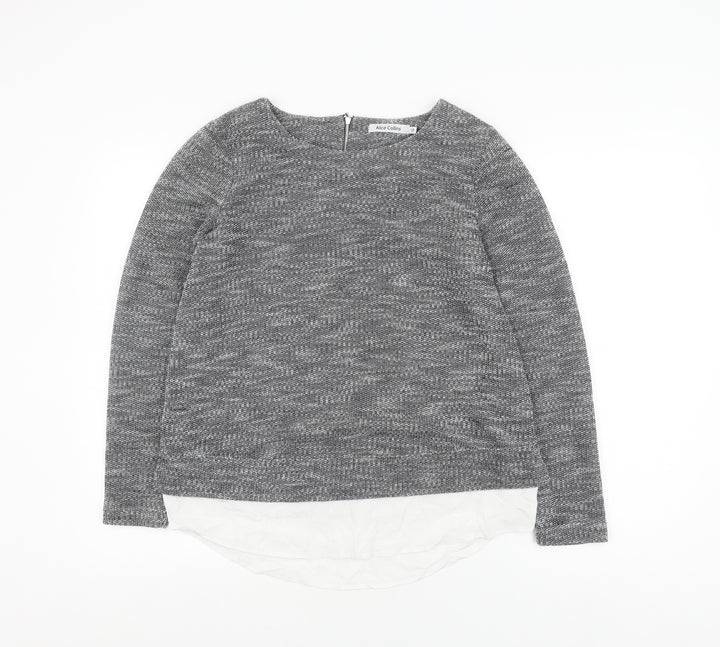 Alice Collins Women's Grey Pullover Jumper Size 12