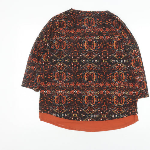 Isle Collection Women's Multicolour Geometric Jumper M
