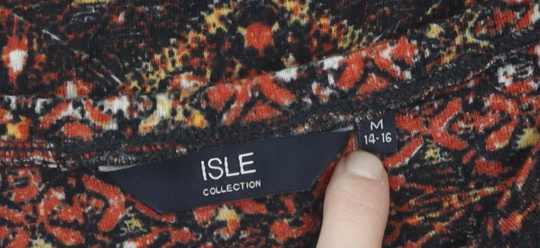 Isle Collection Women's Multicolour Geometric Jumper M