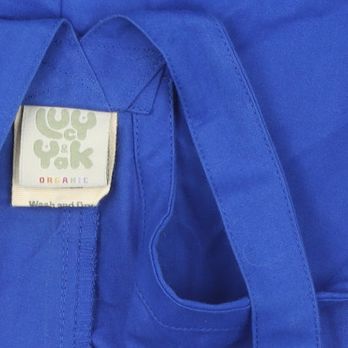 Lucy & Yak Women’s Blue Dungaree Jumpsuit Size M