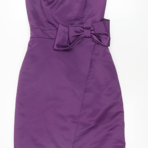 Cynthia Rowley Women's Purple Sheath Dress Size 6