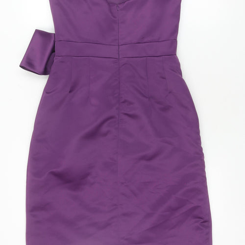 Cynthia Rowley Women's Purple Sheath Dress Size 6