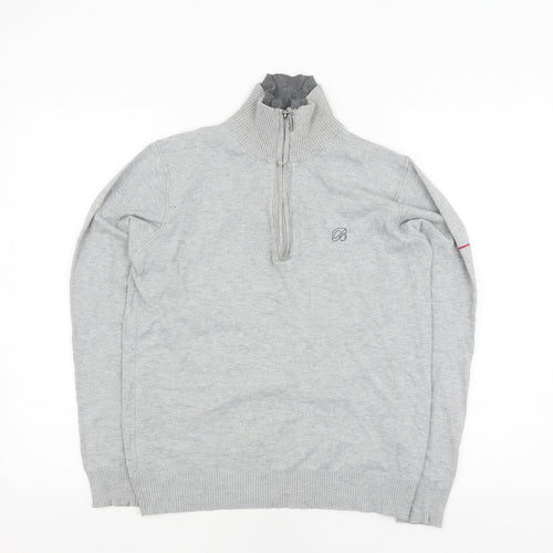 Bogart Men's Grey Full Zip Jumper - L, Casual