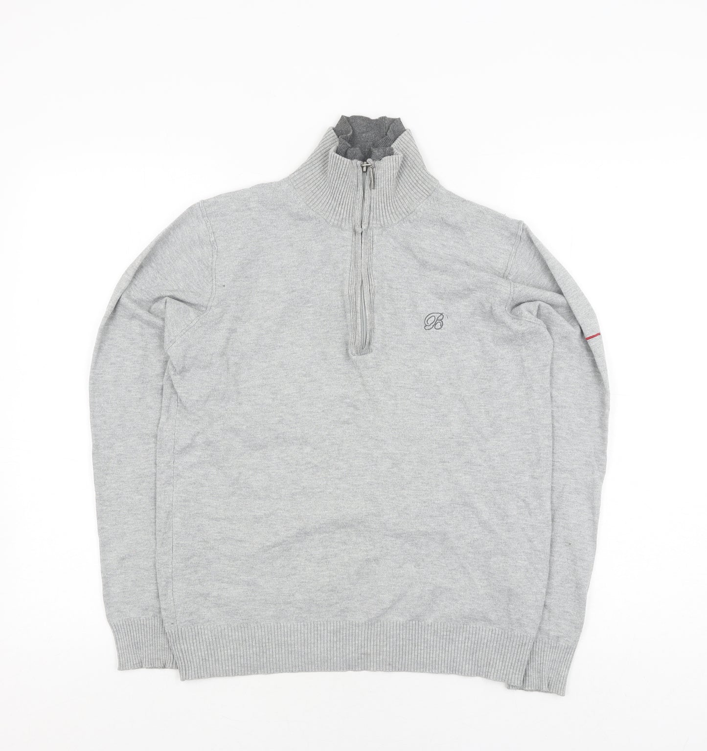 Bogart Men's Grey Full Zip Jumper - L, Casual