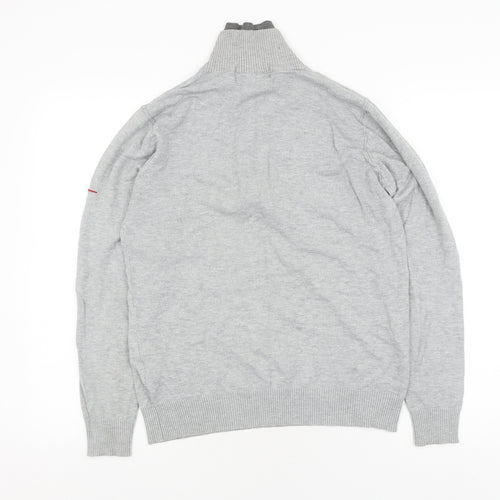 Bogart Men's Grey Full Zip Jumper - L, Casual