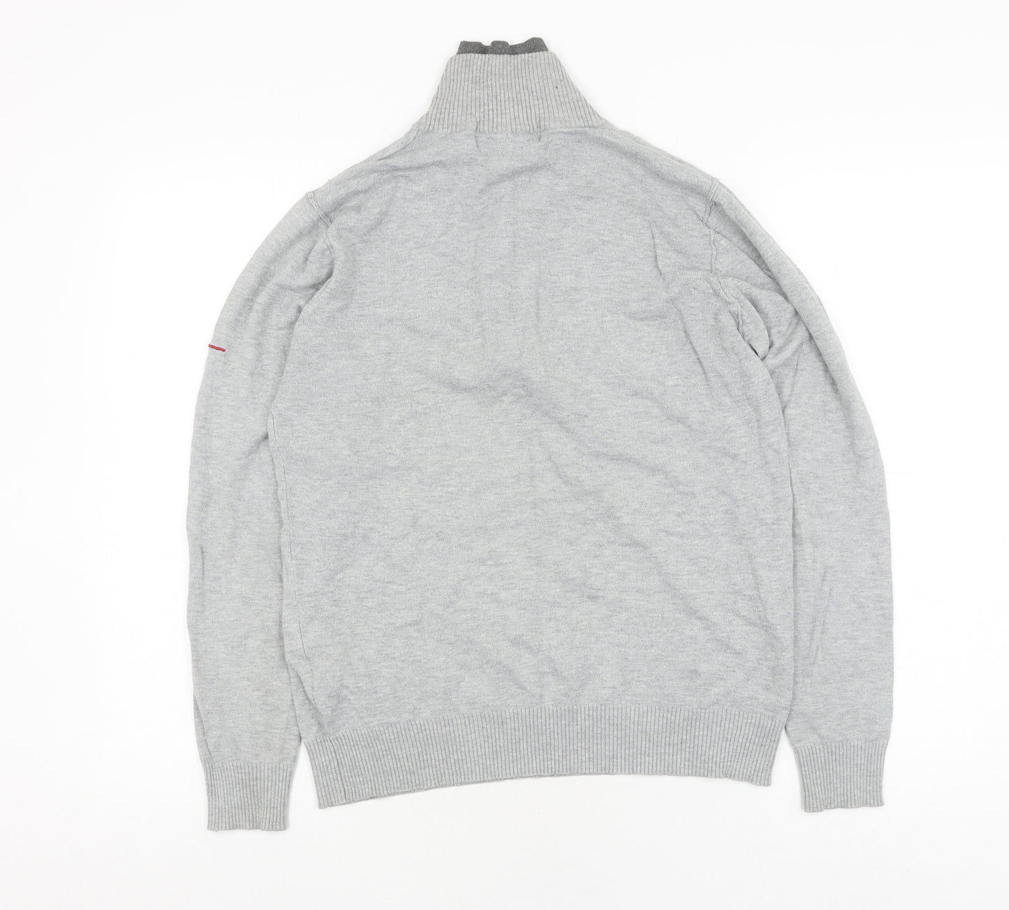 Bogart Men's Grey Full Zip Jumper - L, Casual