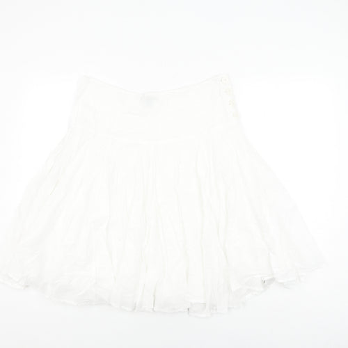Gap Women's White Flare Skirt Size 12 for Casual Summer