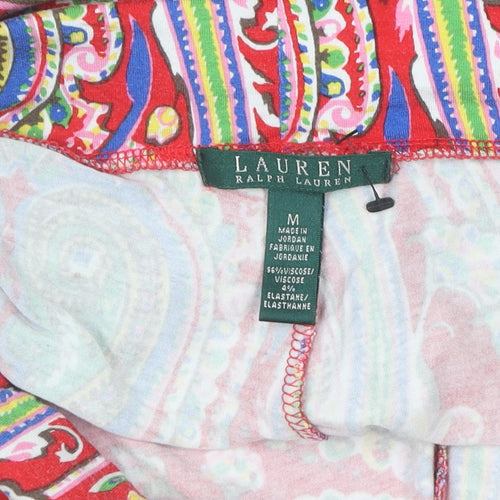 Lauren Ralph Lauren Women's Red Paisley Trousers M