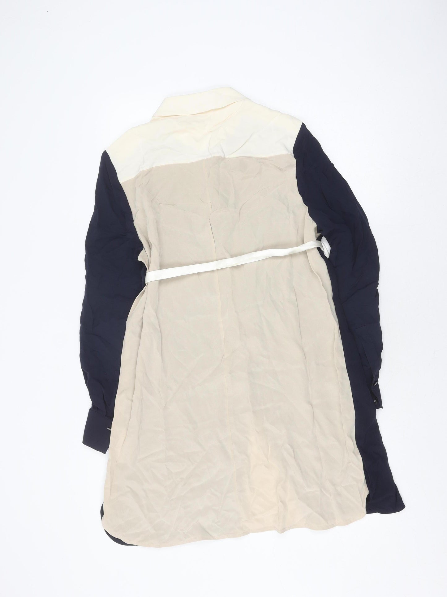 L.K. Bennett Women's Silk Shirt Dress, Multicoloured, UK 12