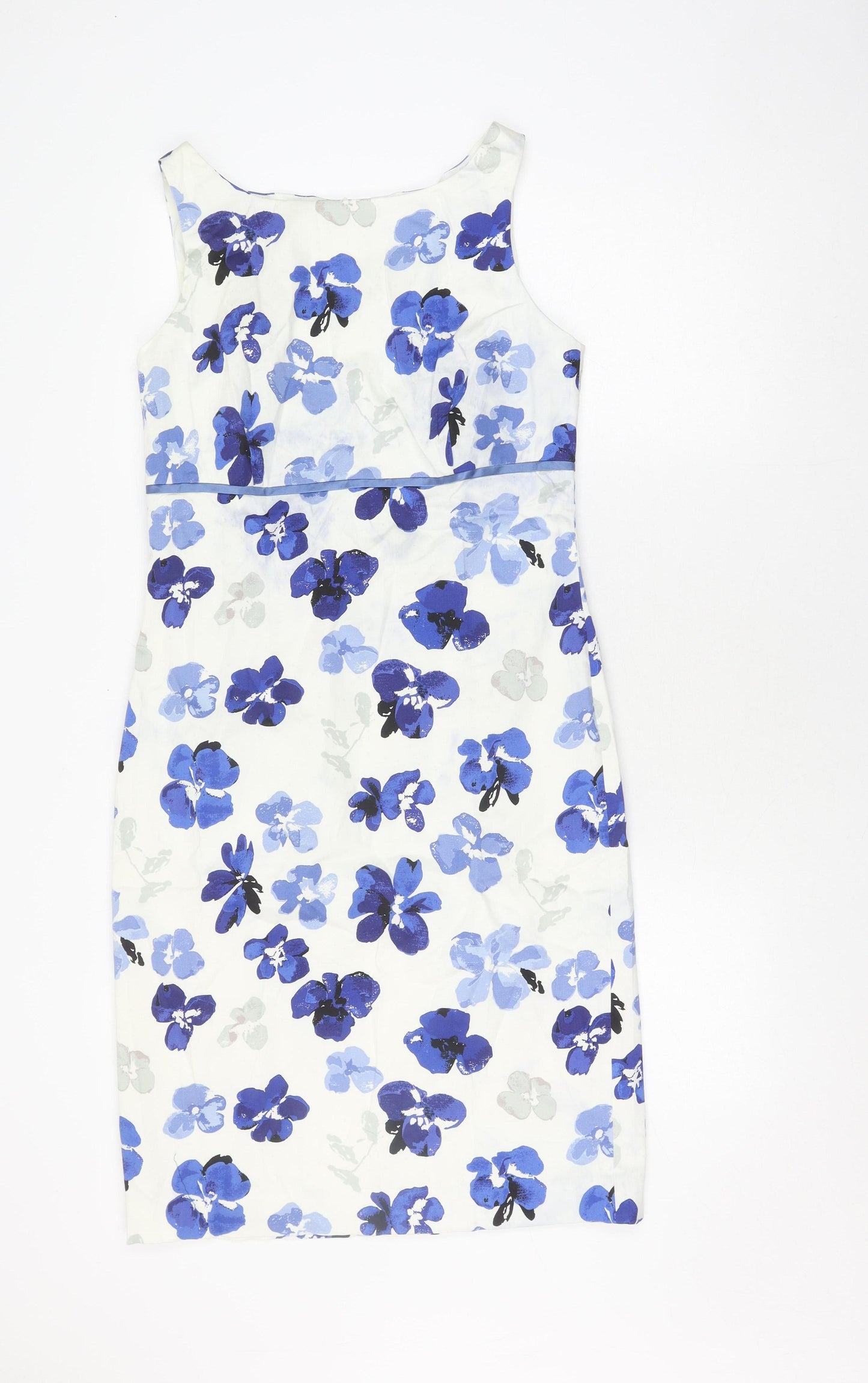 Hobbs Women's Multicoloured Floral Shift Dress Size 12