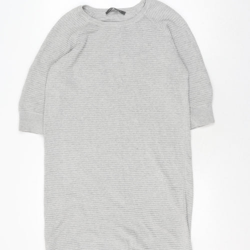 French Connection Grey Knit Dress XS Women Casual