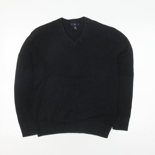 Gap Women's Black XS V-Neck Pullover Jumper