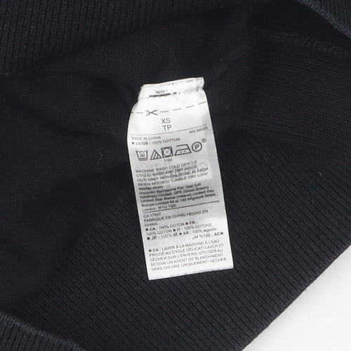 Gap Women's Black XS V-Neck Pullover Jumper
