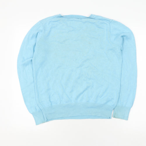 Ralph Lauren Women's Blue XL V-Neck Jumper