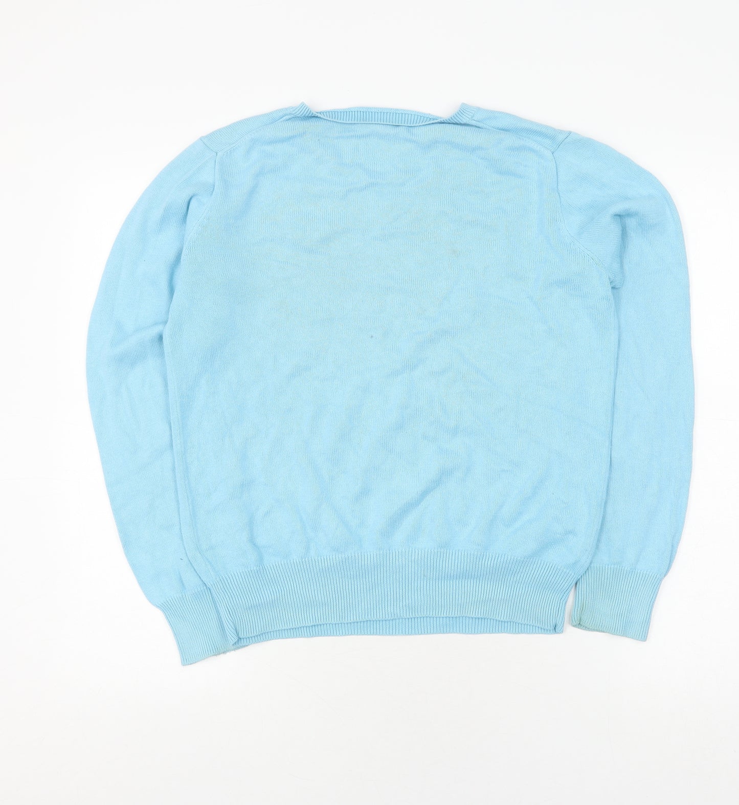 Ralph Lauren Women's Blue XL V-Neck Jumper