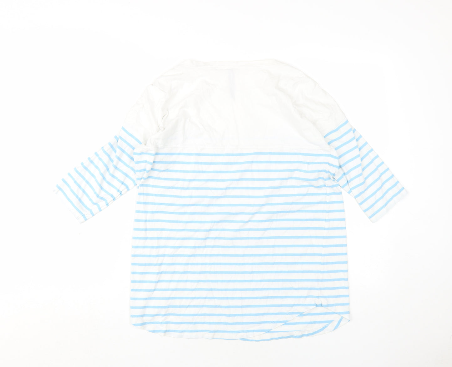 Séraphine Women's Blue Striped T-Shirt Size 12